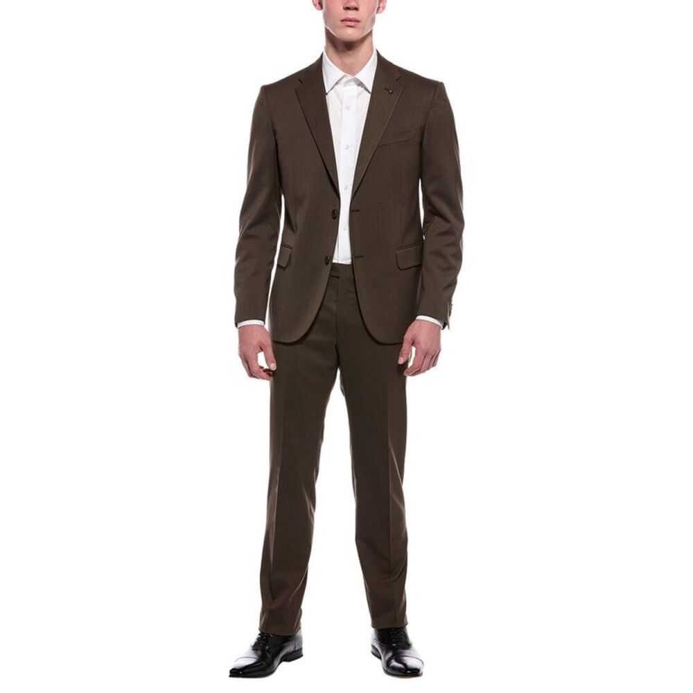 Corneliani Mens  2Pc Wool-Blend Suit, Green
